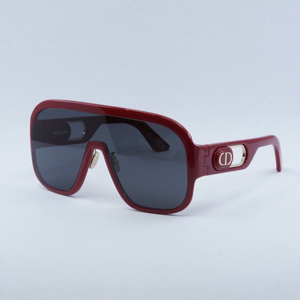 NEW DIOR DIORBOBBYSPORT M1U 35A0 RED GREY SUNGLASSES - Picture 1 of 11